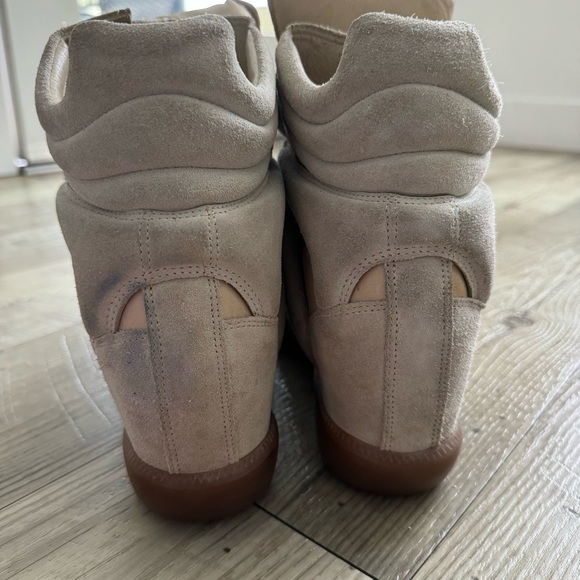 Authentic Isabel marant wedge sneakers in beige/cream color - Picture 4 of 6